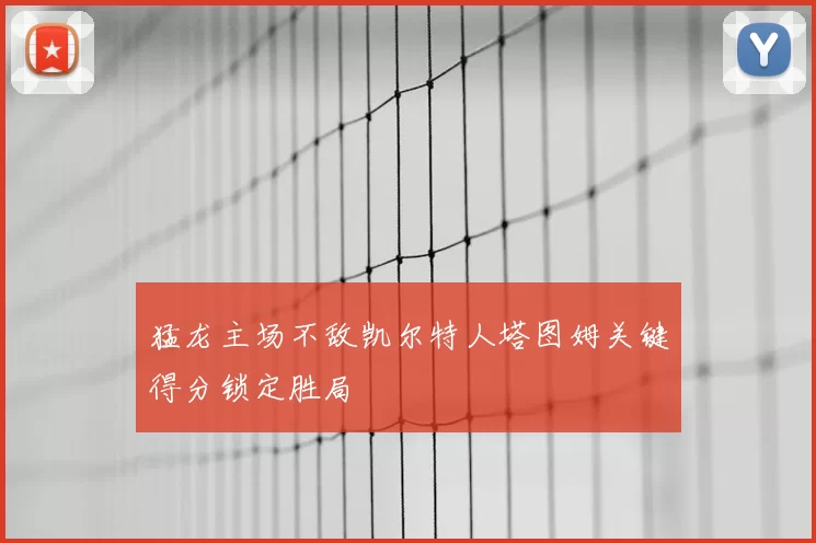 猛龙主场不敌凯尔特人塔图姆关键得分锁定胜局