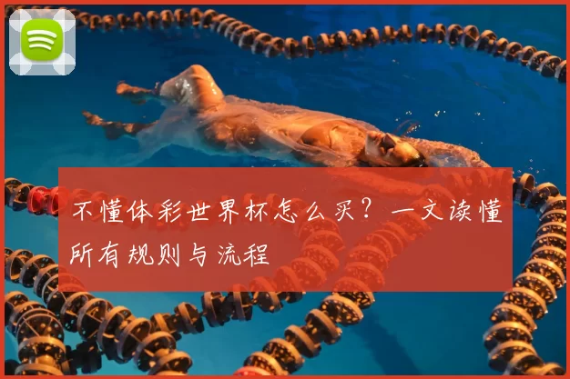 不懂体彩世界杯怎么买?一文读懂所有规则与流程
