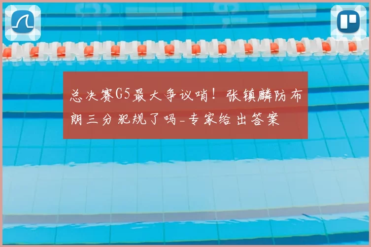 总决赛G5最大争议哨!张镇麟防布朗三分犯规了吗_专家给出答案