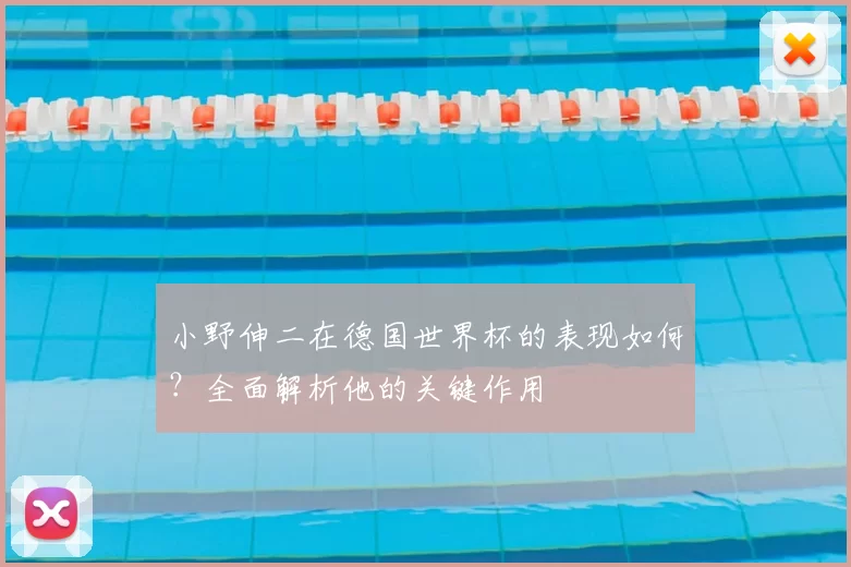 小野伸二在德国世界杯的表现如何?全面解析他的关键作用